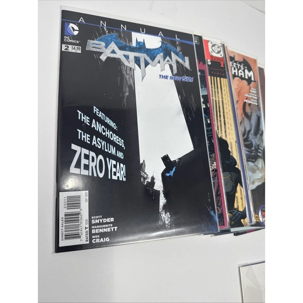 Batman DC Comics LOT of 14 Various Years Series Gotham Nights New 52 Streets